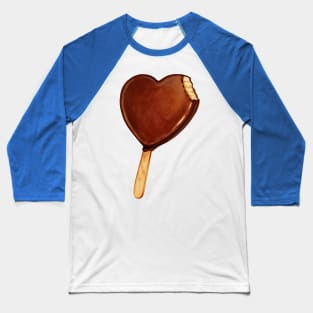 Heart Ice Cream Baseball T-Shirt